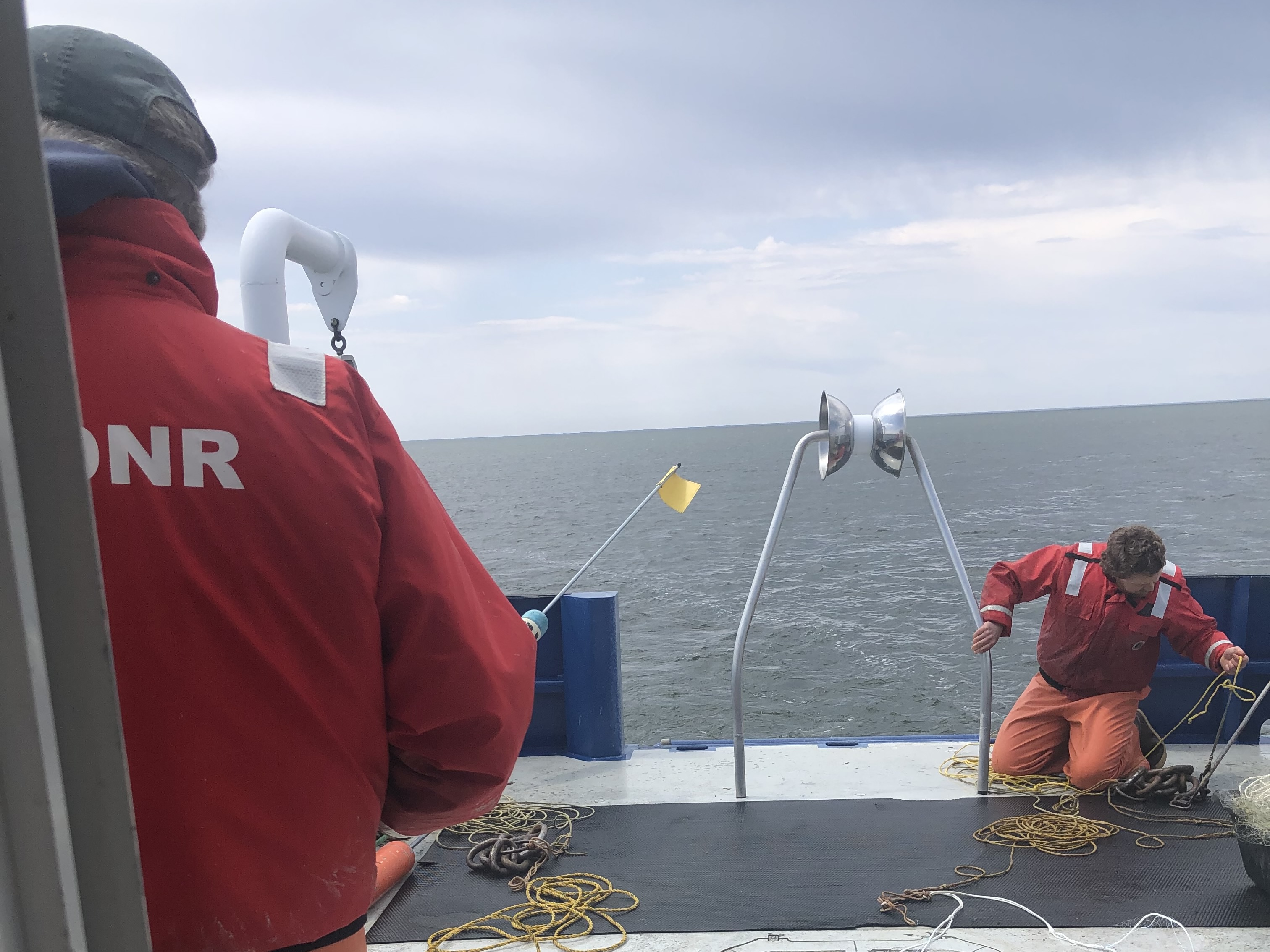 Fisheries biologists in Lake Michigan.jpg